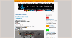 Desktop Screenshot of lemanifestecolore.org