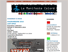 Tablet Screenshot of lemanifestecolore.org